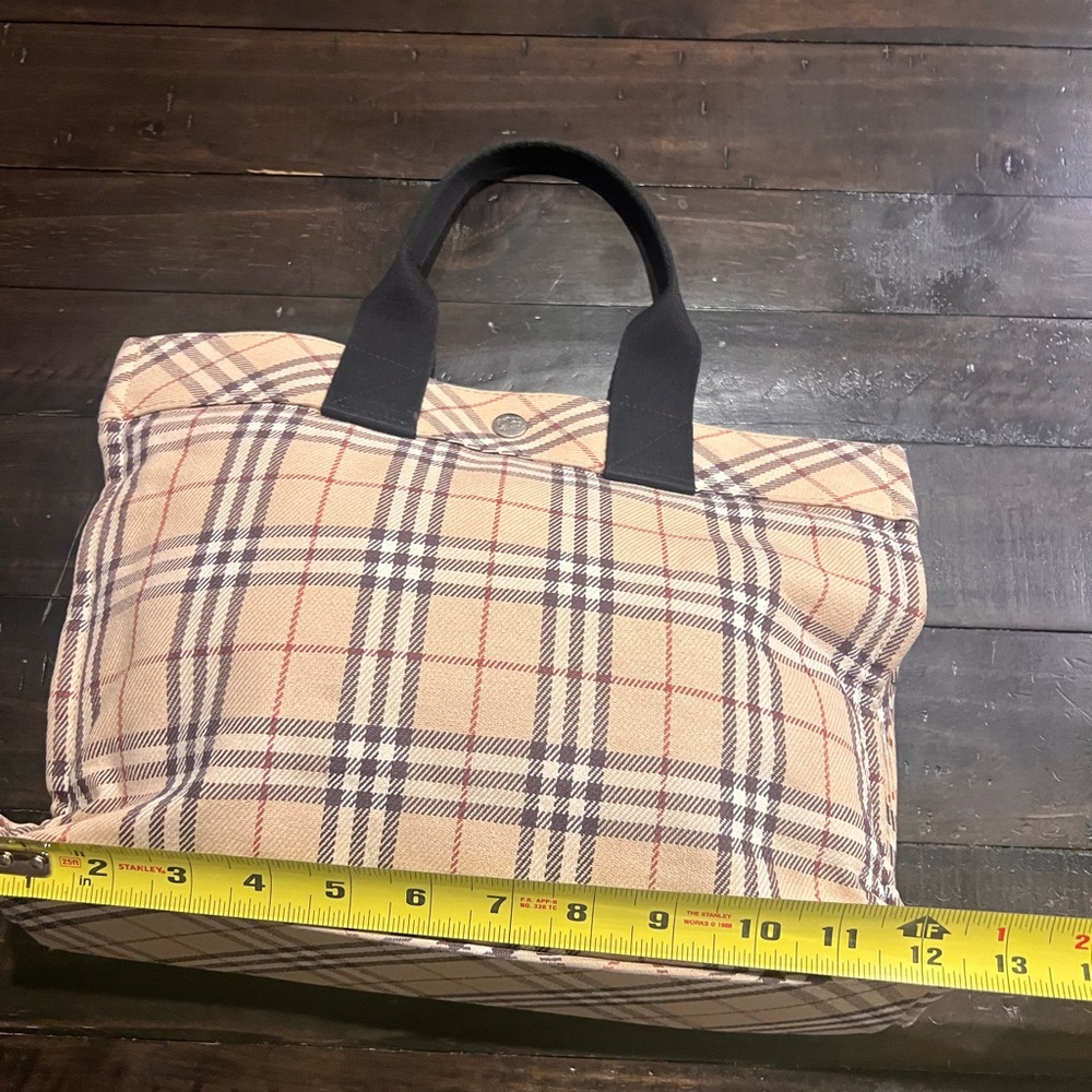 Burberry Blue Label Check Tote Bag-COA included - Picture 14 of 16